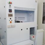 Plating bench with built-in waste collection trolley